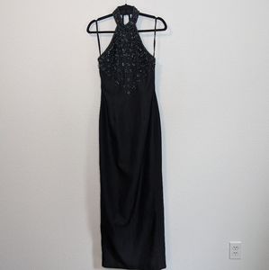 Vintage Beaded Dress Choker Collar